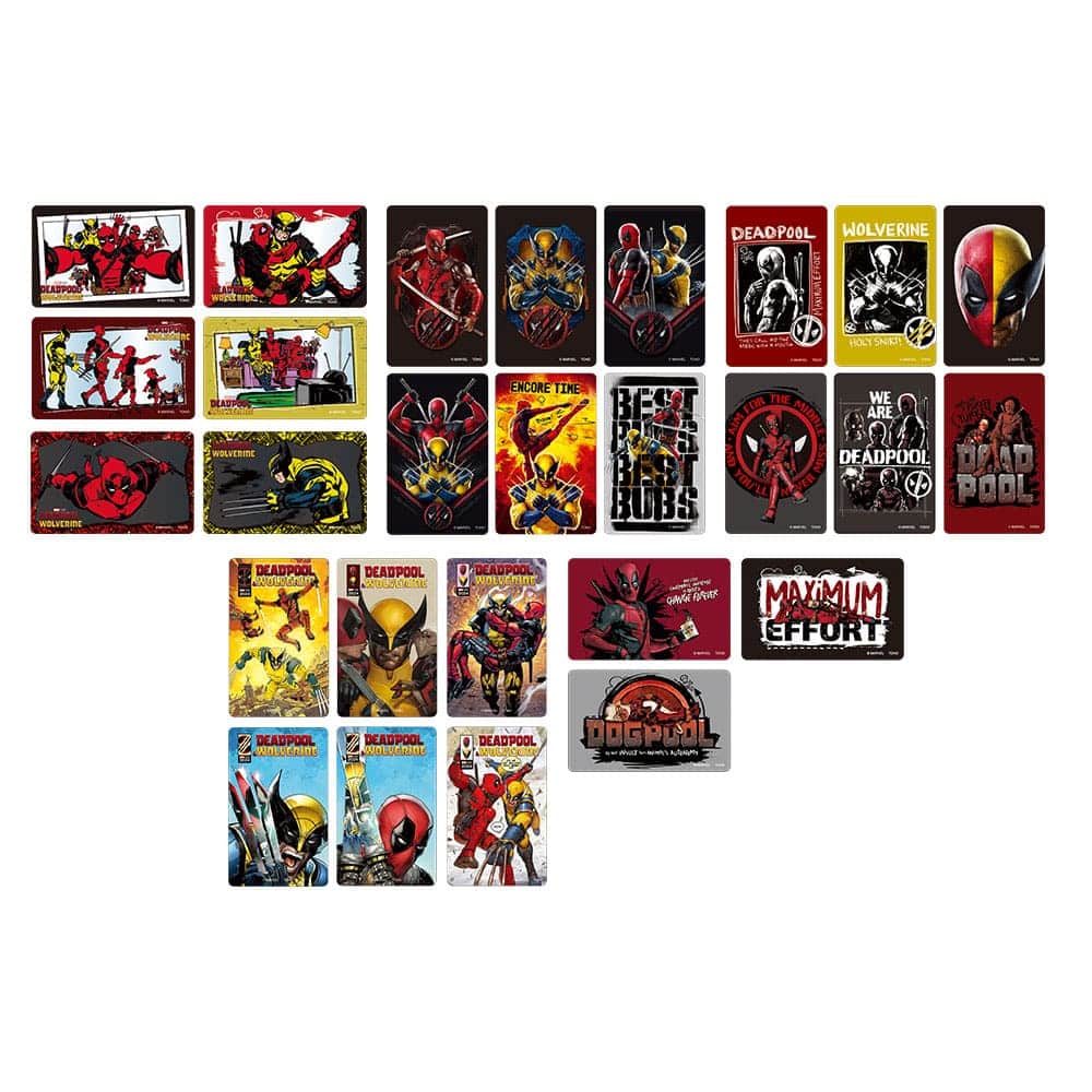 デッドプール＆ウルヴァリン　コレクションカード（全27種／1袋×3種）
