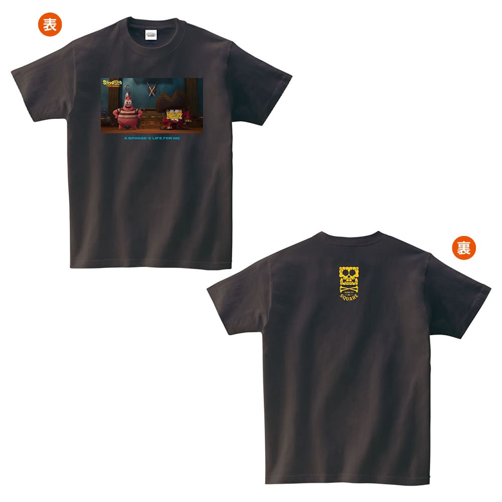 スポンジ・ボブ　呪われた海賊と大冒険だワワワワワ！　Ｔシャツ（Lサイズ）