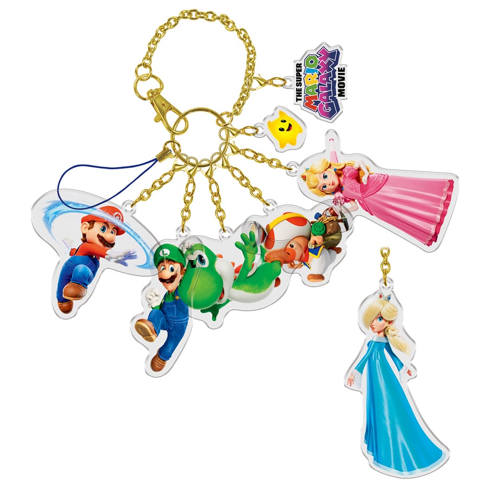 ザ・スーパーマリオギャラクシー・ムービー　アクリルバッグチャーム