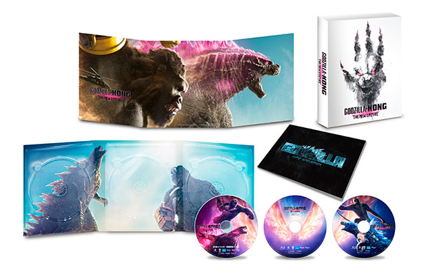 『ゴジラｘコング 新たなる帝国』Blu-ray 豪華版 4K Ultra HD Blu-ray 同梱 3 枚組