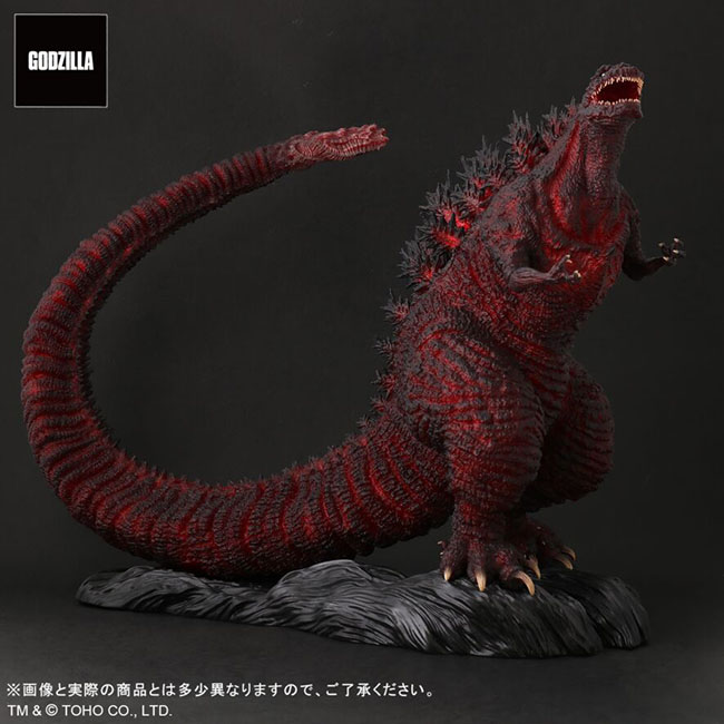 東宝30cmシリーズ 日比谷ゴジラスクエア ゴジラ像 5th anniversary レッド・クリアver.