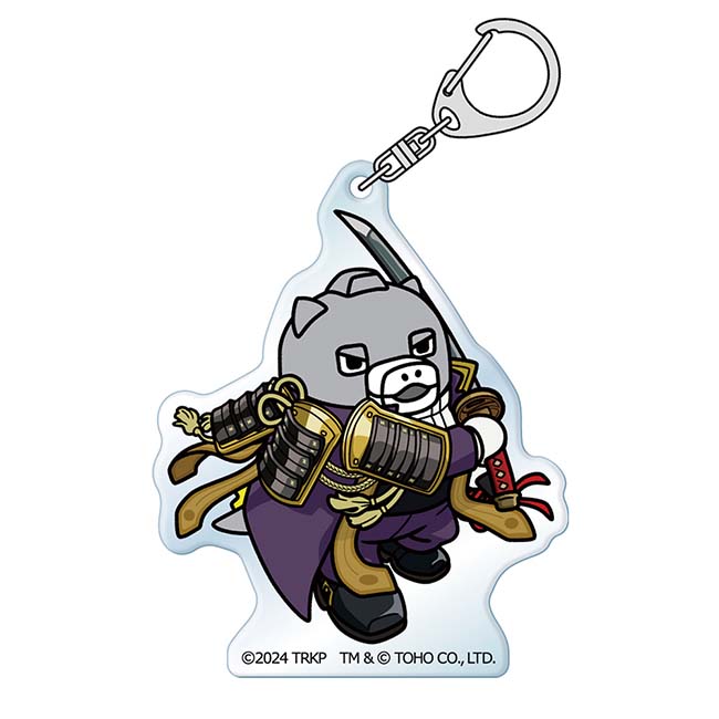 刀剣乱舞 廻 -々伝 近し侍らうものら- ちびゴジラコラボ アクリルキーホルダー へし切長谷部＆ちびメカゴジラ