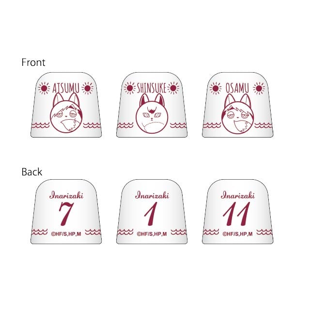 ハイキュー!! TO THE TOP ミニツールスタンド3個セット 文房具カフェコラボ 稲荷崎Ver.