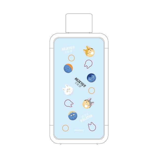 ハイキュー!! TO THE TOP スクエアクリアボトル 文房具カフェコラボ