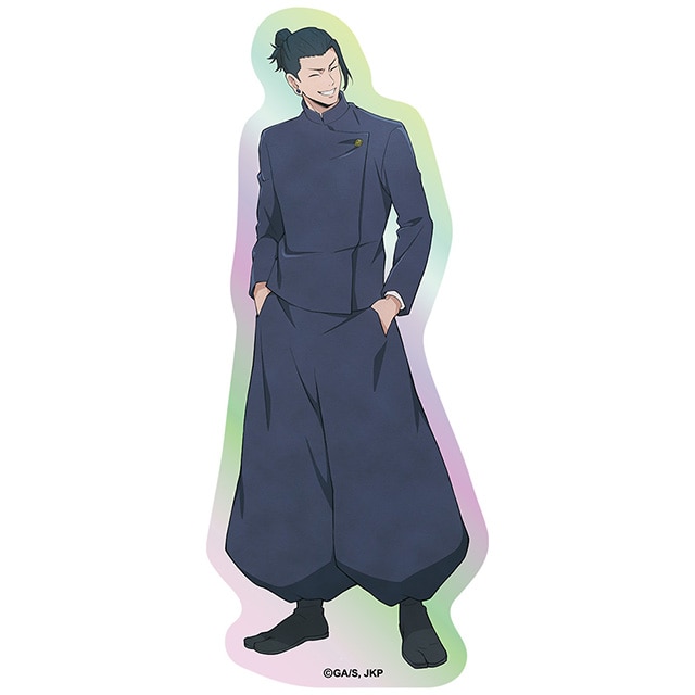 呪術廻戦 描き下ろしオーロラステッカー 懐玉・玉折 夏油 傑 JF2024 Ver.