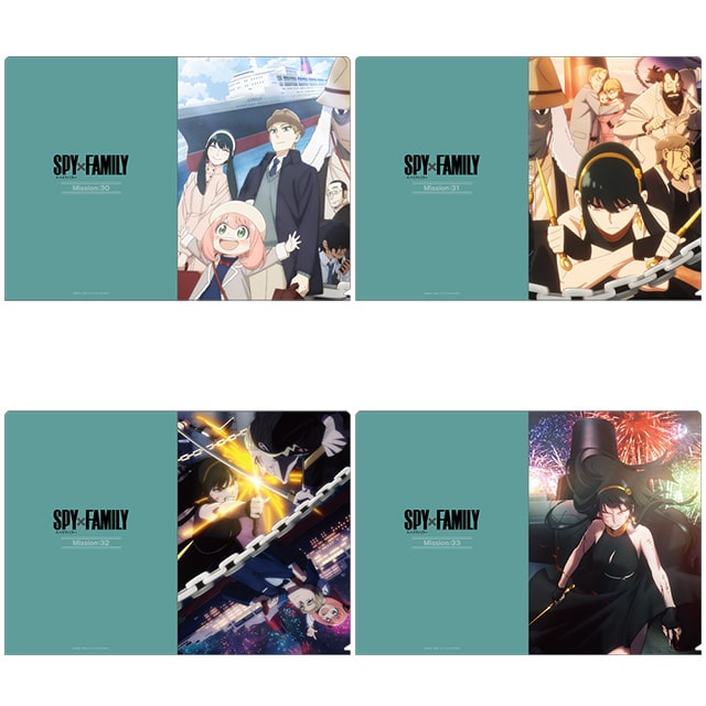 SPY×FAMILY メインビジュアルクリアファイルセット MISSION:30～33