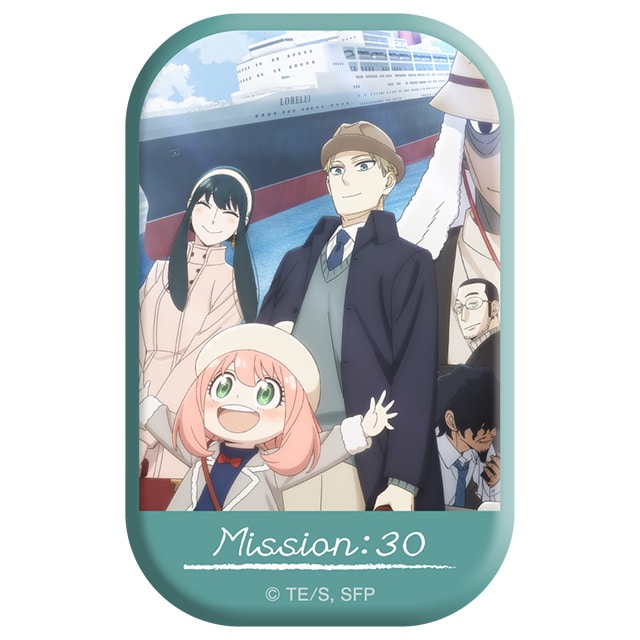 SPY×FAMILY メインビジュアルスクエア缶バッジ／MISSION:30「越境作戦」メインビジュアル