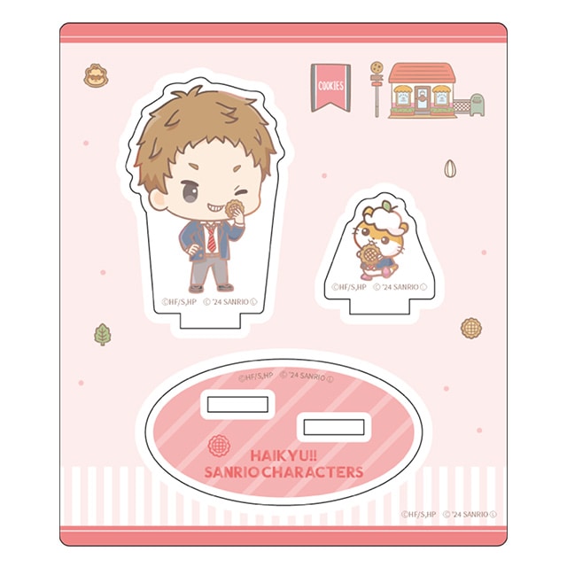 ハイキュー!!×サンリオキャラクターズ アクリルスタンド⑦夜久衛輔×コロコロクリリン