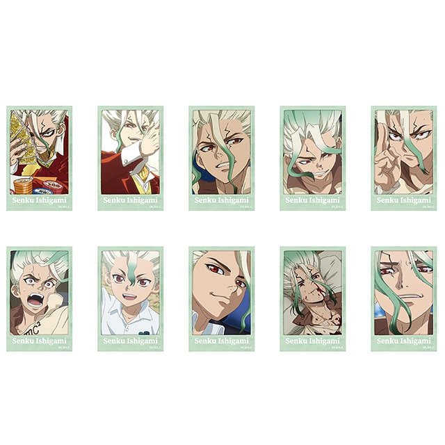 Dr.STONE トレーディング場面写チェキ風ブロマイド 石神千空 【全10種】 コンプリートセット