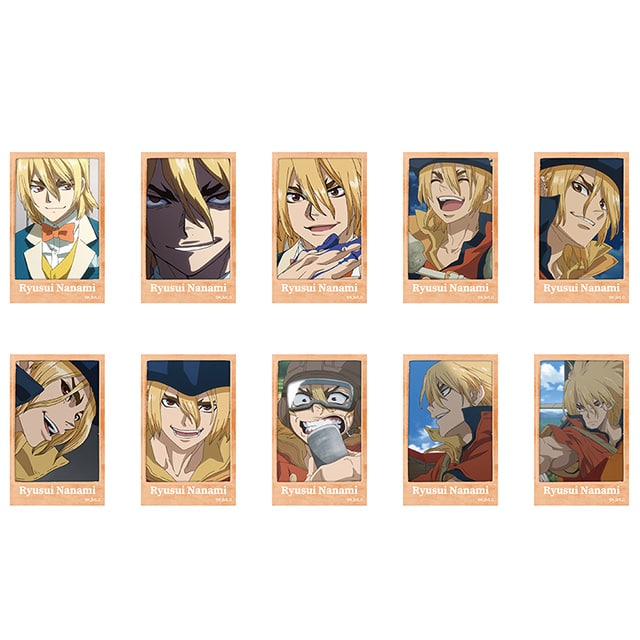 Dr.STONE トレーディング場面写チェキ風ブロマイド 七海龍水 【全10種】 コンプリートセット