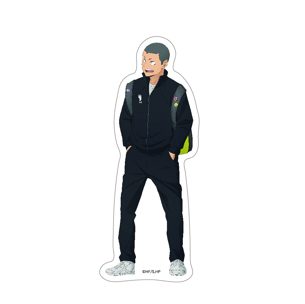 ハイキュー!! 描き下ろしダイカットステッカー 田中龍之介 坂ノ下商店