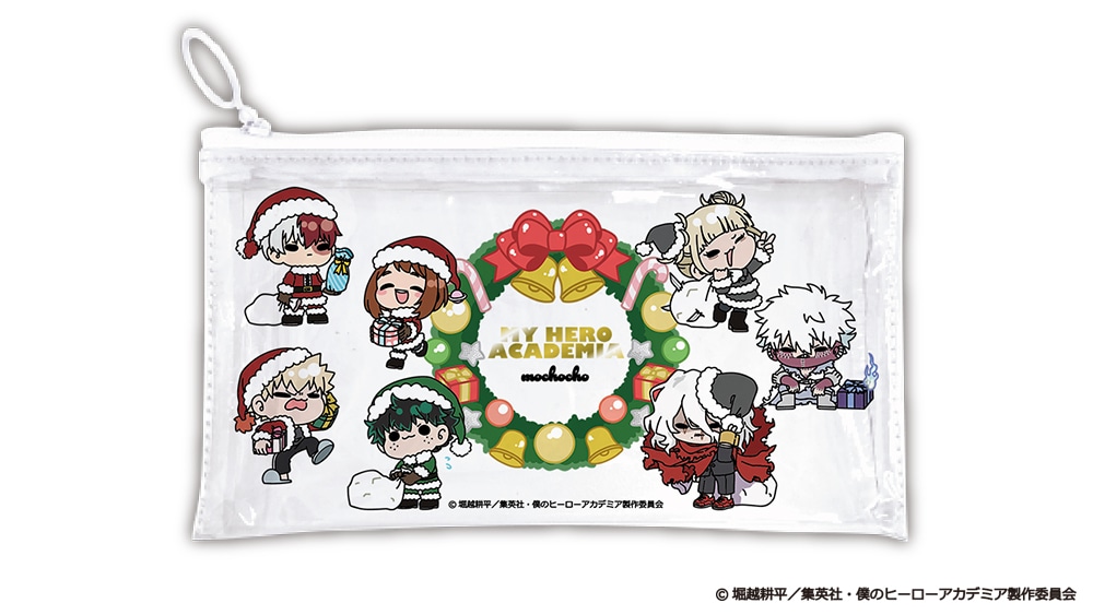 僕のヒーローアカデミア クリスマスmochocho クリアポーチ