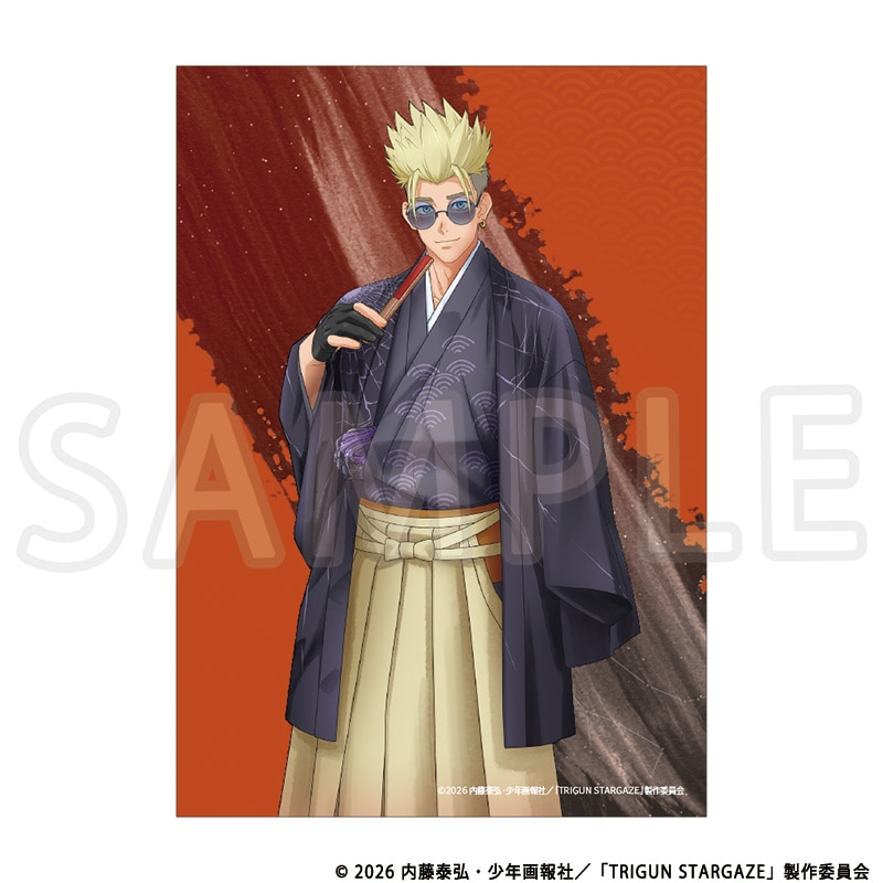 TRIGUN STARGAZE 描き下ろし2Lフェイバリットパネル ヴァッシュ・ザ・スタンピード TaS10th Ver.