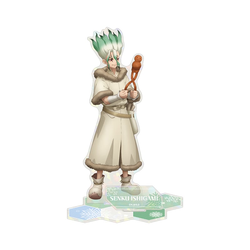 Dr.STONE ホログラムアクリルスタンド 石神千空 雪遊びVer.