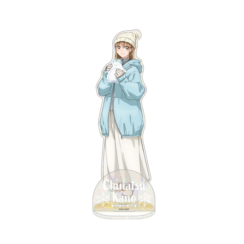 アオのハコ ホログラムアクリルスタンド 鹿野千夏 雪遊びVer.