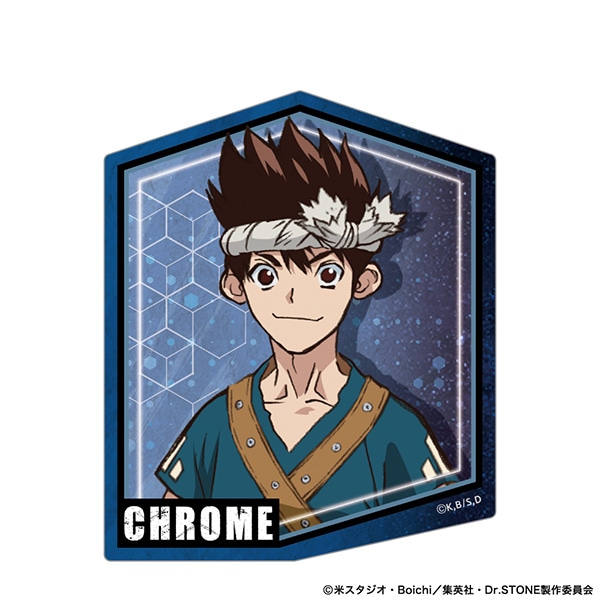 Dr.STONE ダイカットステッカー クロム