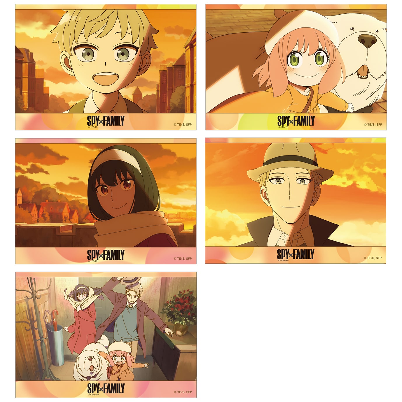 SPY×FAMILY  ブロマイド5枚セット Season 3 ED ver.