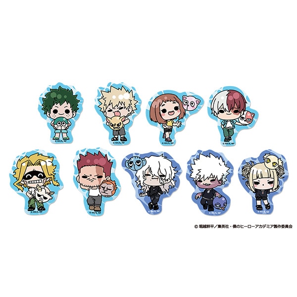 僕のヒーローアカデミア アニマルビーチボールmochocho トレーディングステッカー 【全9種】 コンプリートセット