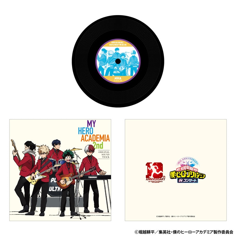 僕のヒーローアカデミア レコード風コースター 2