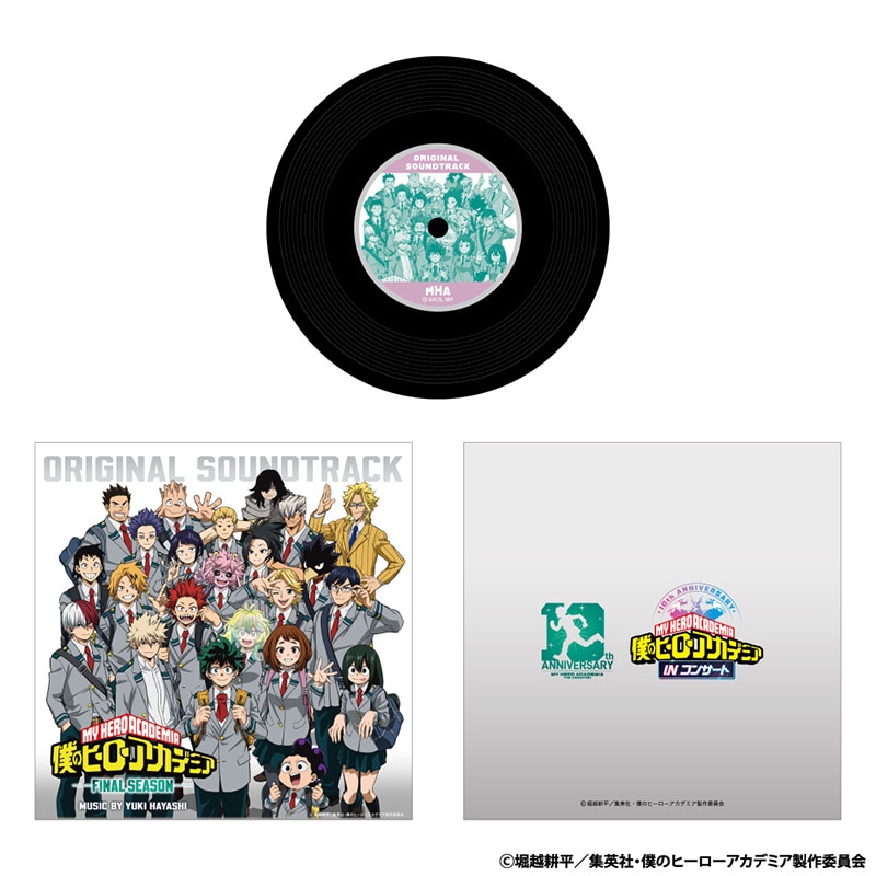 僕のヒーローアカデミア レコード風コースター 12