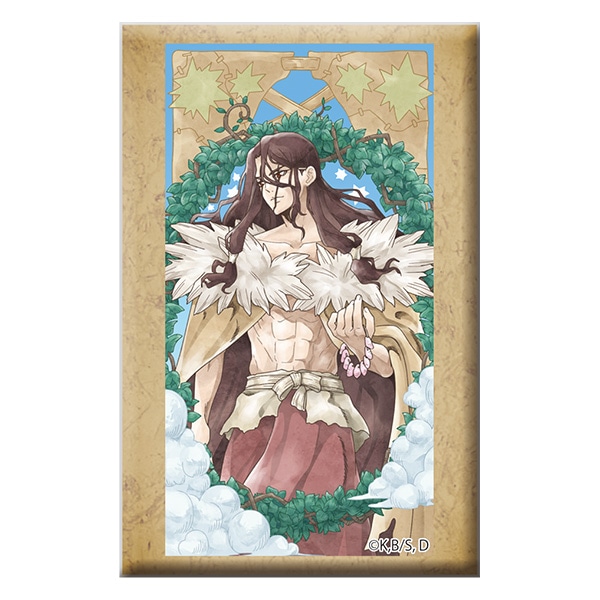 Dr.STONE スタンド付きスクエア缶バッジ 獅子王 司
