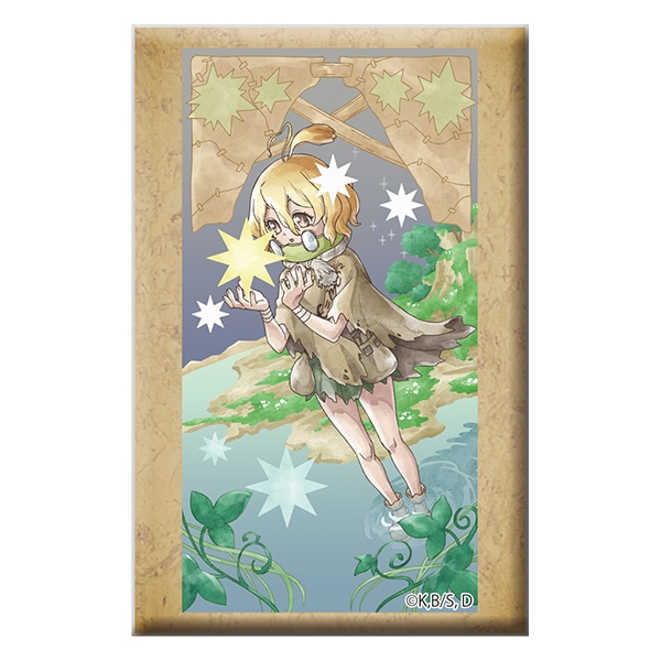 Dr.STONE スタンド付きスクエア缶バッジ スイカ（7年後Ver.）