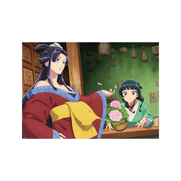 薬屋のひとりごと クリアポスター（牡丹）