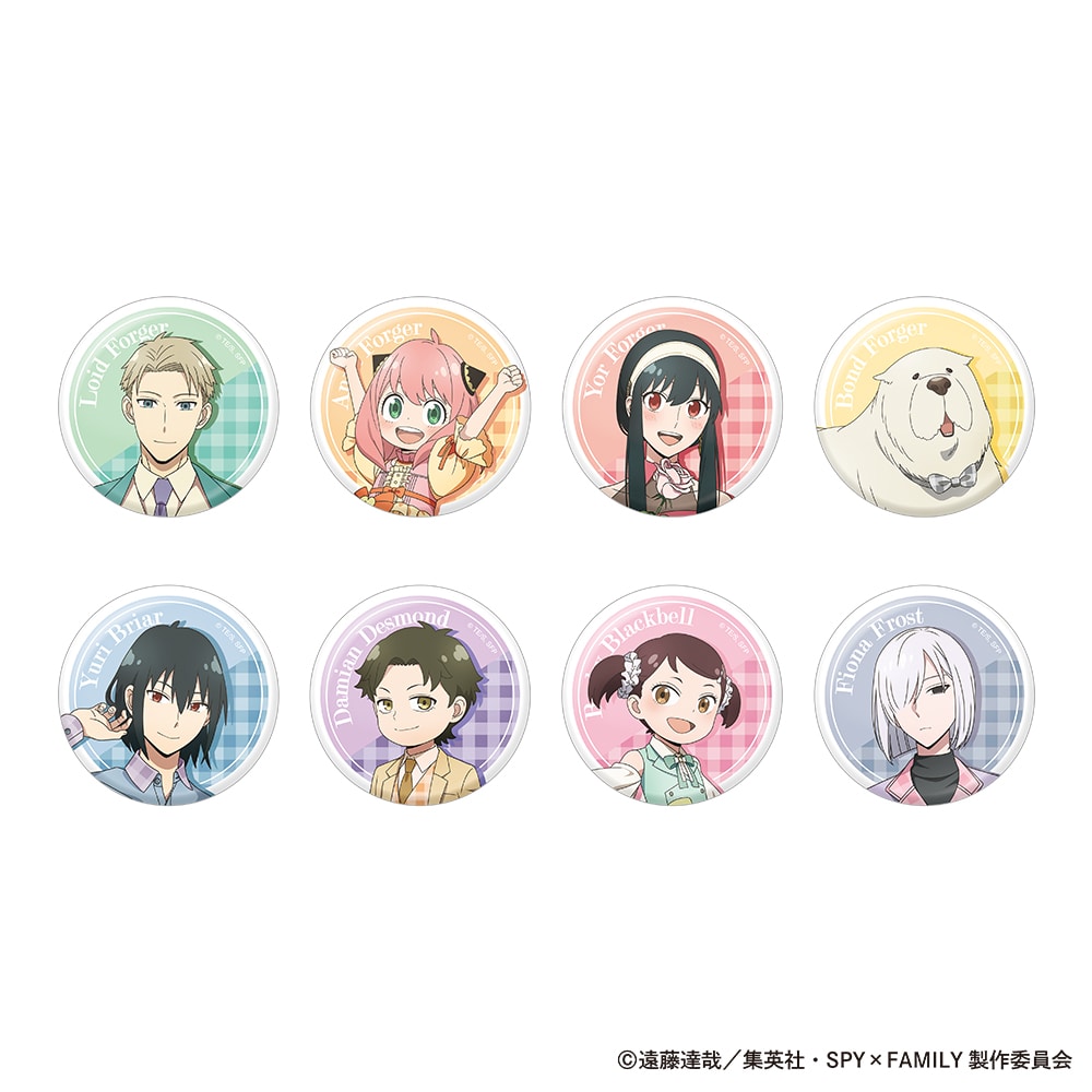 『SPY×FAMILY』ANIME EXTRA MISSION Ⅱ トレーディング缶バッジ【全8種】 コンプリートセット