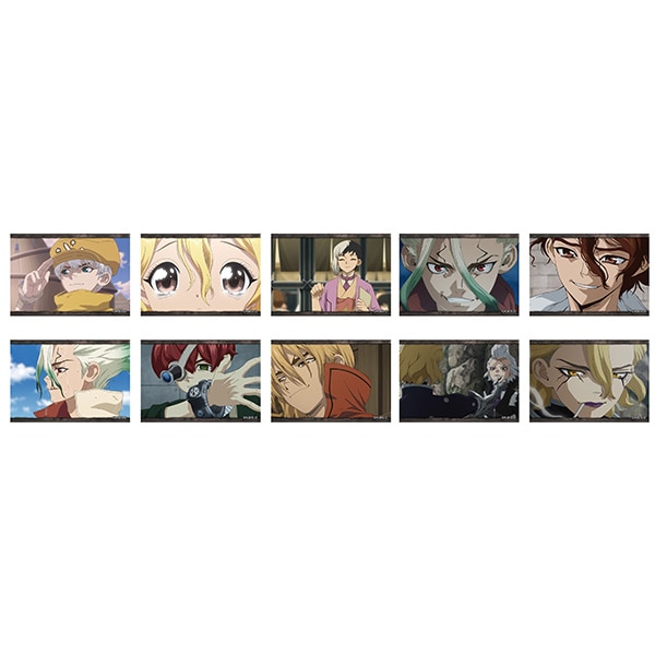 Dr.STONE トレーディングメモリアル場面写クリアカード B 【全10種】 ランダム1個