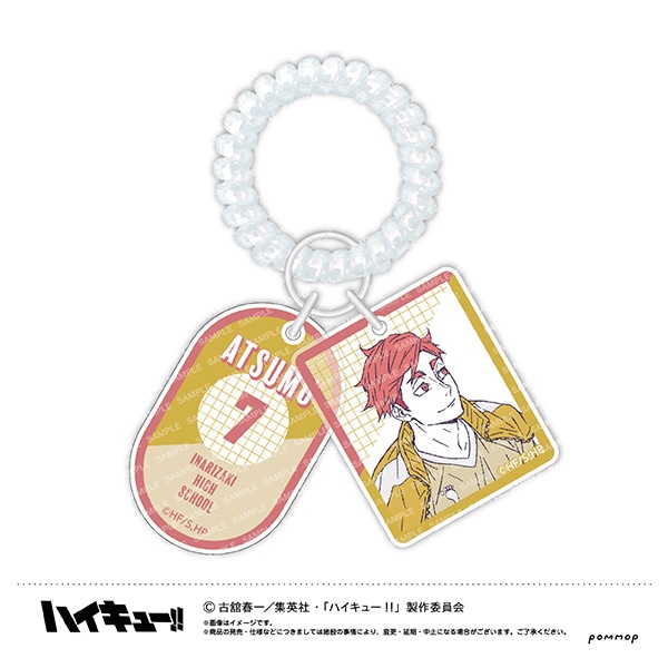 ハイキュー!! ロッカーキー風キーホルダー オフショットカラー Vol.2 宮 侑