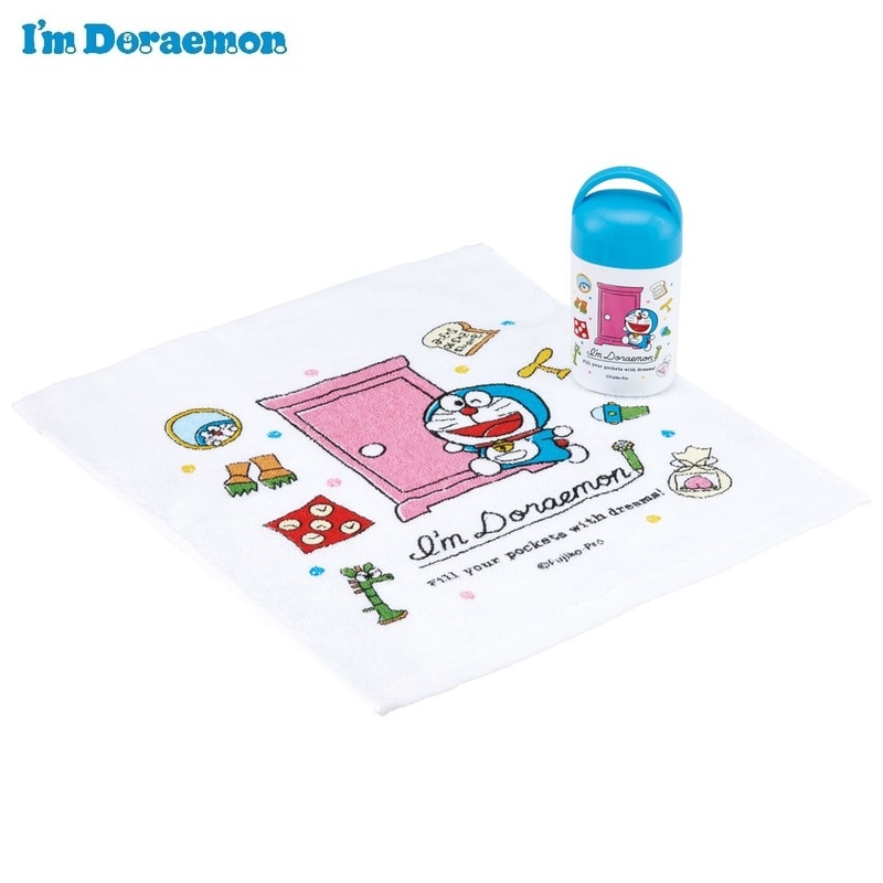 I’ｍ Doraemon 抗菌ケース付きおしぼり