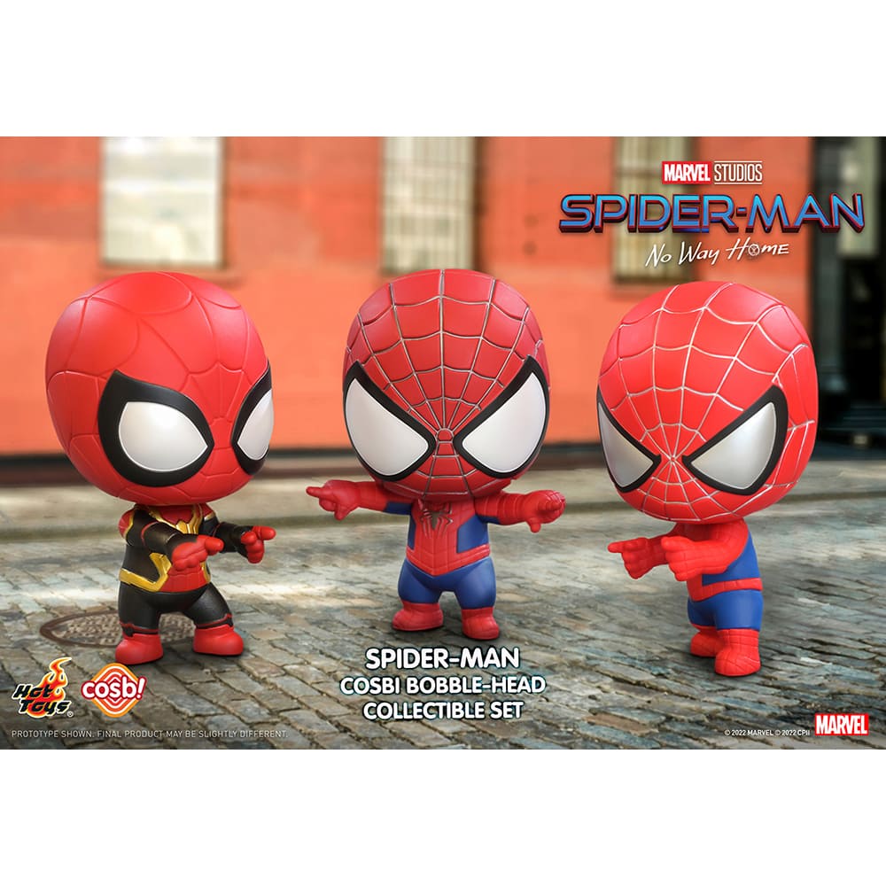 【コスビ】『スパイダーマン：ノー・ウェイ・ホーム』スパイダーマン（3体セット）