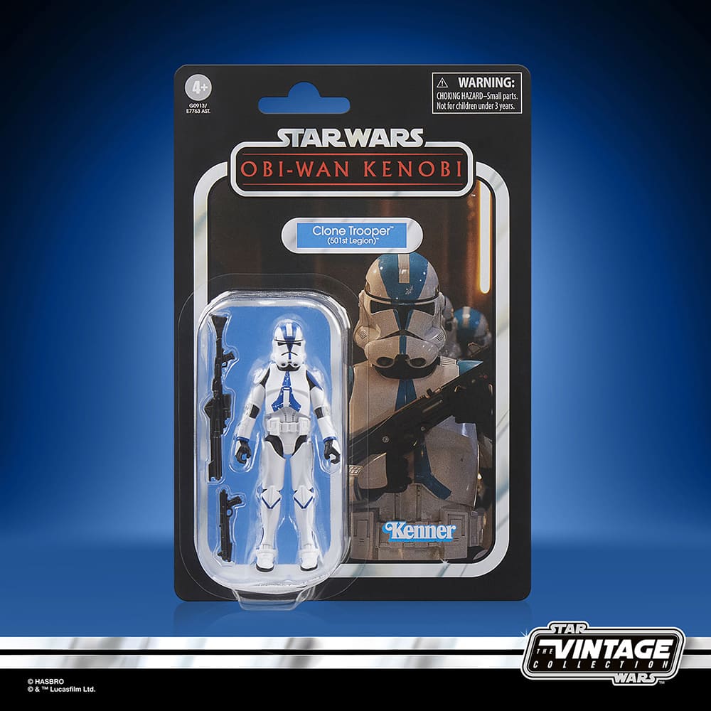 「VINTAGEシリーズ」3.75インチ・アクションフィギュア クローン・トルーパー（第501大隊）［TVドラマ『オビ＝ワン・ケノービ』］
