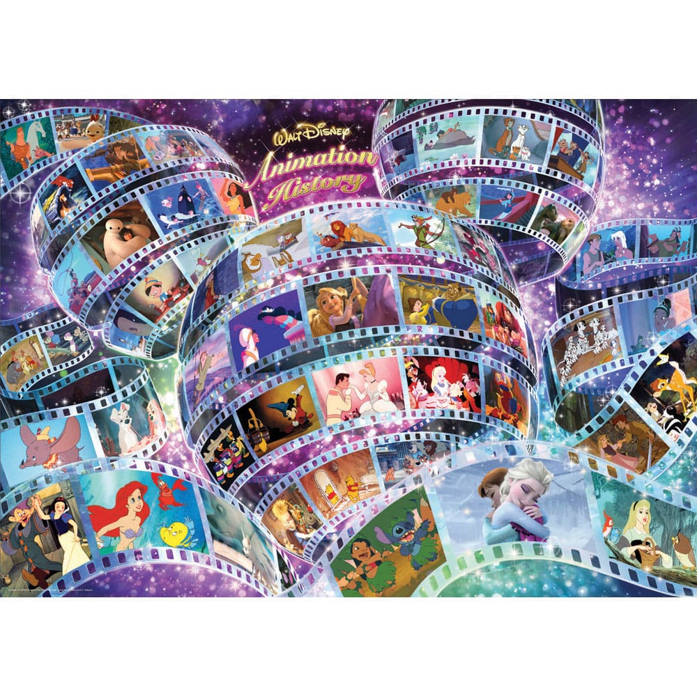 D-108-005 ディズニーアニメーション ヒストリー（55作品）108ピース ジグソーパズル