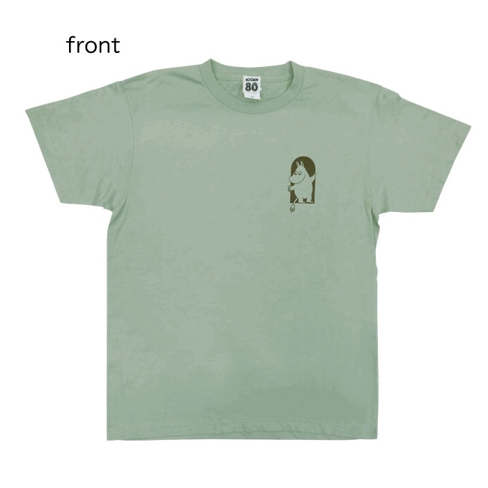ムーミン80周年 80th記念 Tシャツ半袖 MOOMIN（GN）Mサイズ