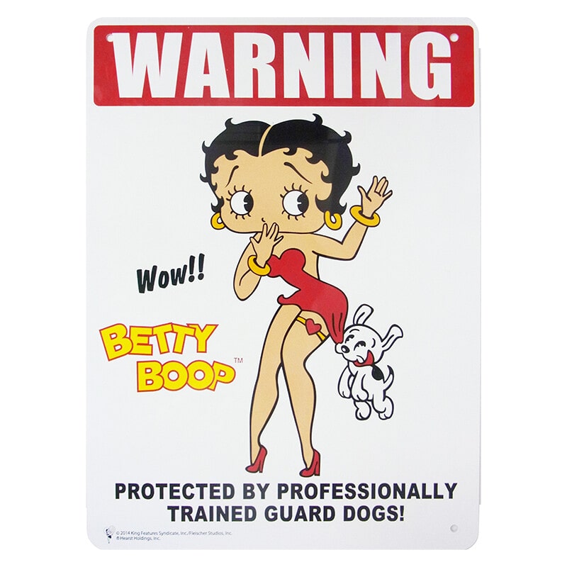 プラスティック サインボード ベティ DOG／BETTY BOOP