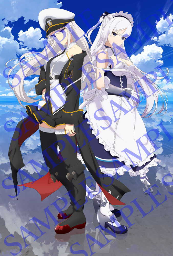 描き下ろしB2布ポスター(エンタープライズ&ベルファスト)