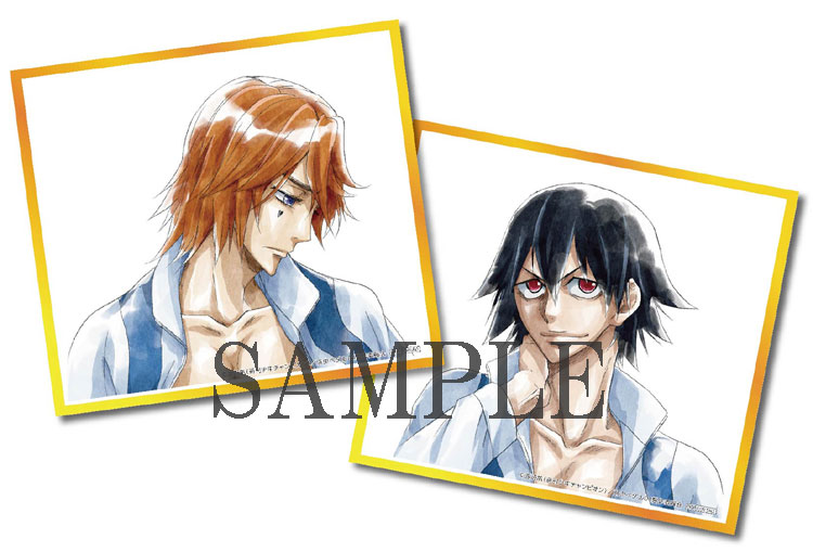 描き下ろしクライマーミニ色紙2枚セット葦木場拓斗&新開悠人